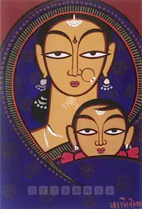 Roy, Jamini (Artist). Untitled (Mother And Child), n.d. | Painting