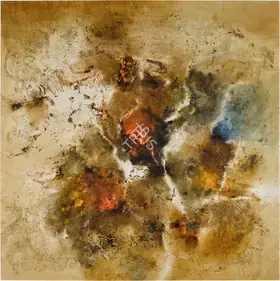 Shreshtha, Laxman (Artist). Untitled, n.d. | Painting