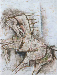 Husain, M.F. (Artist). Horse, n.d. | Painting