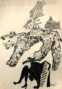 Sundaram, Vivan (Artist). Mexico, 1978 | Painting