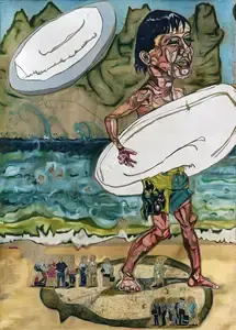 Singh, Schandra (Artist). The White Suit, 2006 | Painting