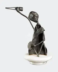 Hore, Somnath (Artist). Baul Singer, 1992 | Sculpture