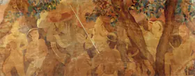 Haldar, A.K. (Artist). Bharat Carrying Ram's Slippers, 1930 | Painting