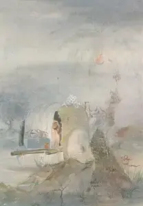 Chatterjee, Sanat (Artist). Towards home, n.d. | Painting