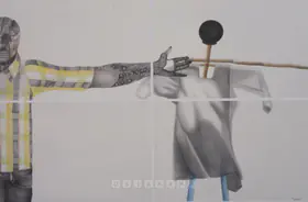 Chaturvedi, P.N. (Artist). Scarecrow, 2007 | Drawing
