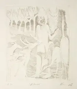 Khanna, Krishen (Artist). St. Francis, 1982 | Graphic Art