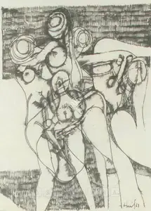 Chandra, Avinash (Artist). Untitled, 1963 | Drawing