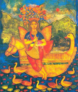 Burman, Jayshri (Artist). Untitled, 2001 | Painting