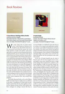 Singh, Devika (Essayist). Trace Paintings- Nilima Sheikh - Arpita Singh. In <i>Marg - In Focus- Abstraction.</i> 68(1), pp. 100-102. Mumbai: Radhika Sabavala, September - December 2016 | Essay | FineArts | 00669096