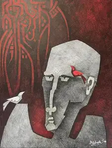 Bhowmick, Ashok (Artist). Untitled, 2020 | Painting