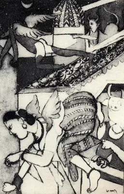 Subramanyan, K.G. (Artist). Still Life with Flying Angel, 1980 | Painting