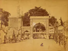 Dayal, Lala Deen (Photographer), Khanabagh Arch, November 1889 | Antiquarian Photograph