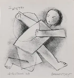 Hore, Somnath (Artist). Untitled, 1997 | Print
