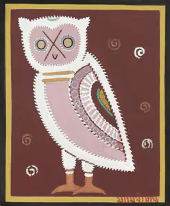 Roy, Jamini (Artist). Untitled (Owl), n.d. | Painting