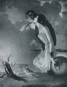 Singh, Sobha (Artist). Sohni-Mahinwal, n.d. | Painting