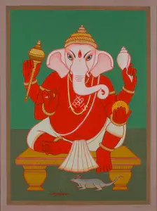 Shaw, Lalu Prasad (Artist). Untitled (Ganesha), 2014 | Painting