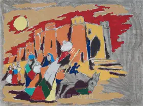 Husain, M.F. (Artist). Golden Fort - Jaisalmer, n.d. | Graphic Art