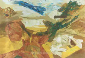 Ramkumar Artist Untitled Oil on canvas 1989 Painting FineArts 00598783