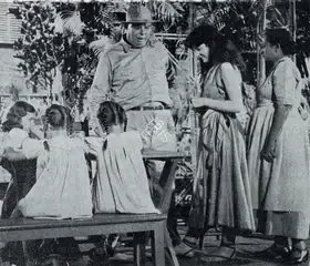 Montgomery, M.H. (Photographer). Jean Renoir Rehearses the Girls, n.d. | Contemporary Photograph