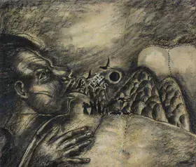 Basak, Aditya (Artist). Untitled, 1989 | Drawing