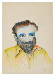 Khakhar, Bhupen (Artist). Untitled (Portrait of a Gentleman), n.d. | Painting