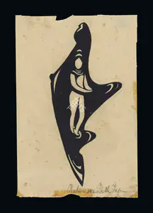 Tagore, Rabindranath (Artist). Untitled (Mother India), n.d. | Graphic Art