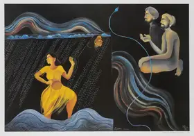 Caur, Arpana (Artist). Sohni Mahiwal, 2002 | Print