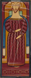 Roy, Jamini (Artist). Untitled (Christ), n.d. | Painting