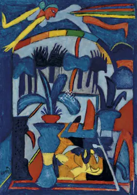 Subramanyan, K.G. (Artist). Rainbow, 2003 | Painting
