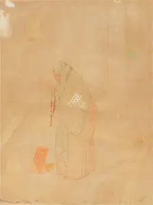 Chughtai, M.A.R. (Artist). Untitled (Woman Praying), n.d. | Painting