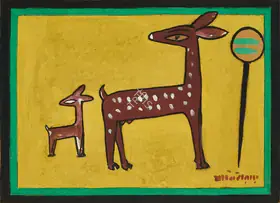 Roy, Jamini (Artist). Deer, n.d. | Painting