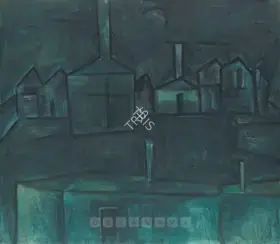 Raza, S.H. (Artist). Untitled, 1954 | Painting