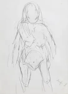 Mehta, Tyeb (Artist). Untitled, 2005 | Drawing