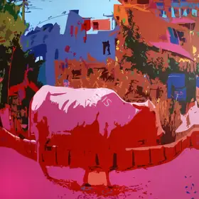 Martin, George (Artist). Secret Knowledge In Pink, 2006 | Painting
