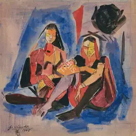 Chavda, Shiavax (Artist). Untitled, 1968 | Painting