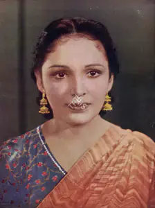 Unknown (Artist), Devika Rani | Oleograph, July 1941