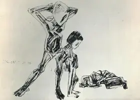 Hore, Somnath (Artist). Untitled, 1977 | Drawing