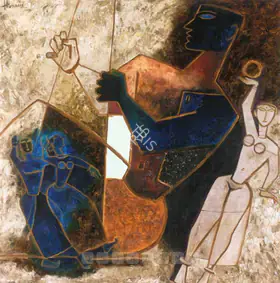 Husain, M.F. (Artist). Untitled, 1953 | Painting