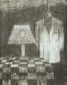 Pyne, Ganesh (Artist). The Lamp, 2008 | Drawing