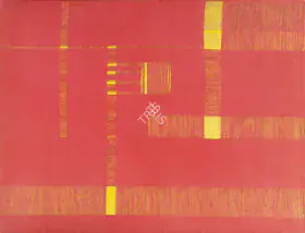Nai, Manish Limbhachiya (Artist). Untitled (Red Piece), n.d. | Painting