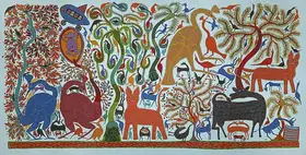 Bai, Bhuri (Artist). Untitled, n.d. | Painting