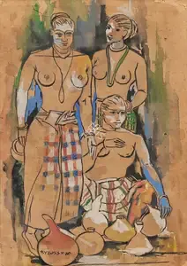 Almelkar, A.A. (Artist). Untitled, n.d. | Painting