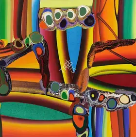 Krishnamachari, Bose (Artist). Stretched Bodies, n.d. | Painting