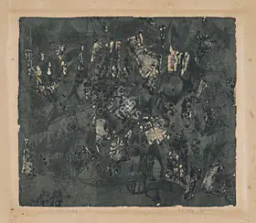Bhavsar, Natvar (Artist). Untitled, 1953 | Graphic Art