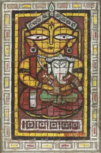 Roy, Jamini (Artist). Untitled (Woman), n.d. | Painting