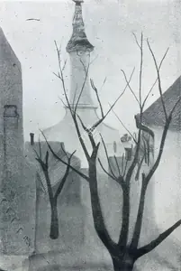 Sher-Gil, Amrita (Artist). Hungarian Landscape, n.d. | Painting