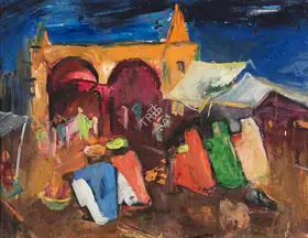 Raza, S.H. (Artist). Untitled, n.d. | Painting