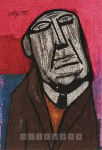 Souza, F.N. (Artist). Untitled, 1956 | Painting