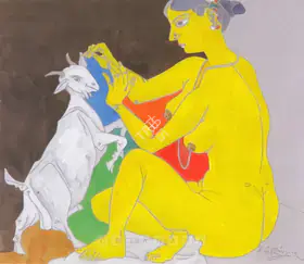 Goud, K. Laxma (Artist). Untitled, 2004 | Painting