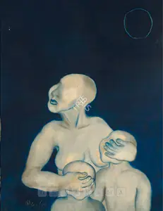 Caur, Arpana (Artist). Untitled, 1980 | Painting